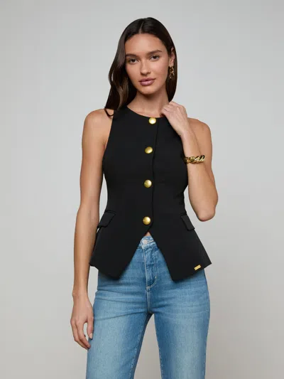 L'agence Tessa Vest In Black