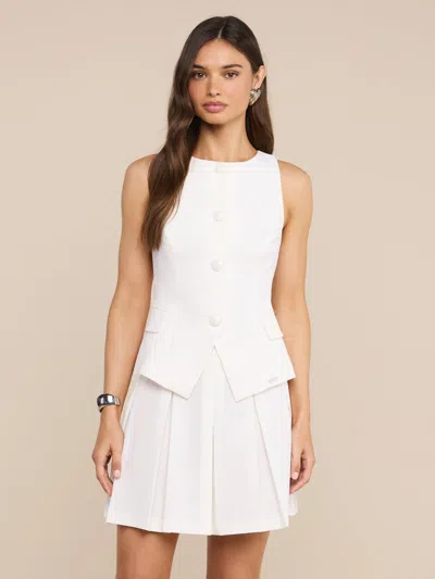 L'agence Tessa Vest In White