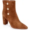 L'agence Theodora Ii Pointed Toe Bootie In Brown