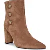 L'agence Theodora Ii Pointed Toe Bootie In Nude