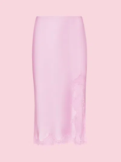 L'agence Tico Silk Lace Skirt