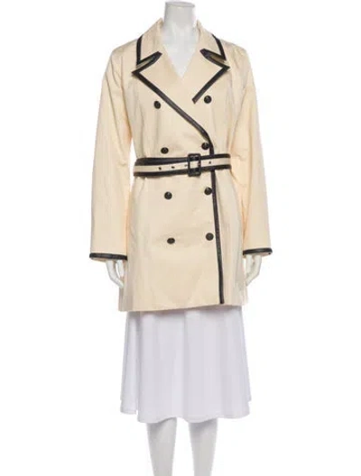 Pre-owned L'agence Trench Coat In Neutral