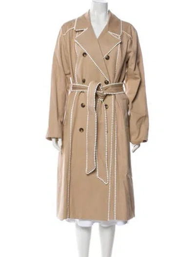 Pre-owned L'agence Trench Coat In Neutral