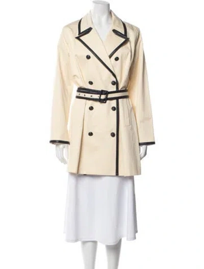 Pre-owned L'agence Trench Coat In Neutral