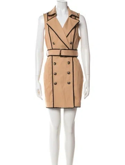 Pre-owned L'agence Trench Coat In Neutral