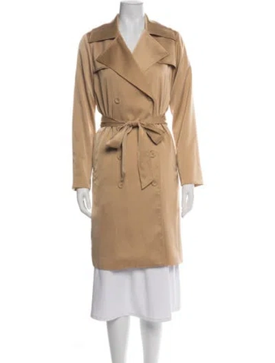 Pre-owned L'agence Trench Coat In Neutral