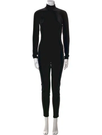 Pre-owned L'agence Turtleneck Jumpsuit W/ Tags In Black