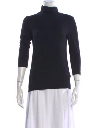Pre-owned L'agence Turtleneck Long Sleeve Top In Multi