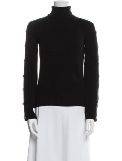 Pre-owned L'agence Turtleneck Sweater In Black