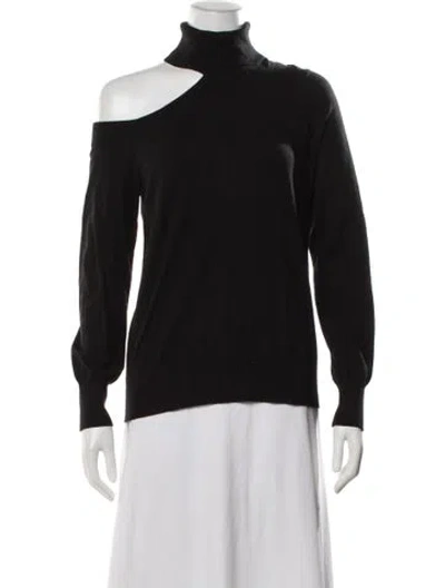 Pre-owned L'agence Turtleneck Sweater In Black