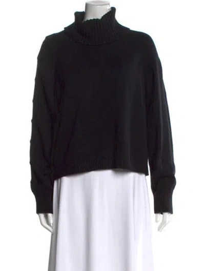 Pre-owned L'agence Turtleneck Sweater In Black