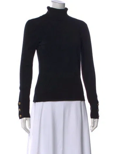 Pre-owned L'agence Turtleneck Sweater In Black