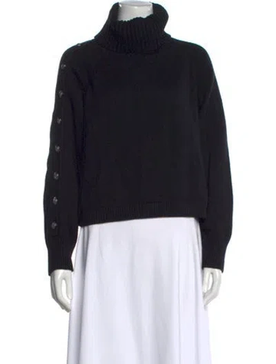 Pre-owned L'agence Turtleneck Sweater In Black