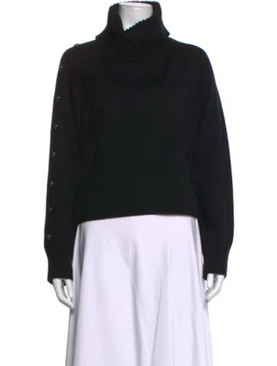 Pre-owned L'agence Turtleneck Sweater In Black