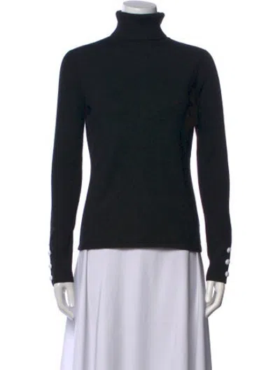 Pre-owned L'agence Turtleneck Sweater In Black