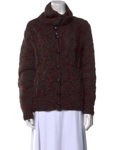 Pre-owned L'agence Turtleneck Sweater In Brown