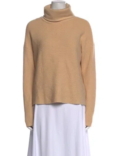 Pre-owned L'agence Turtleneck Sweater In Neutral