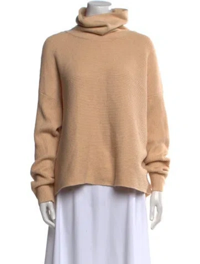 Pre-owned L'agence Turtleneck Sweater In Neutral