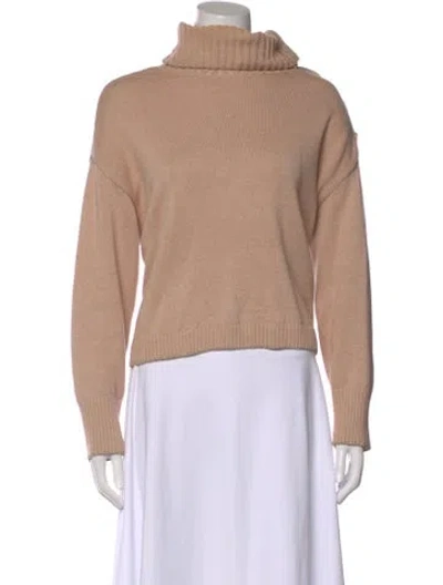 Pre-owned L'agence Turtleneck Sweater In Neutral