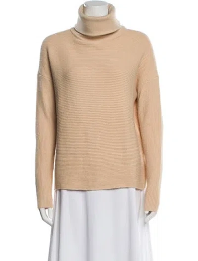 Pre-owned L'agence Turtleneck Sweater In Neutral