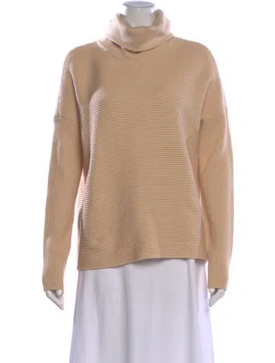 Pre-owned L'agence Turtleneck Sweater In Neutral