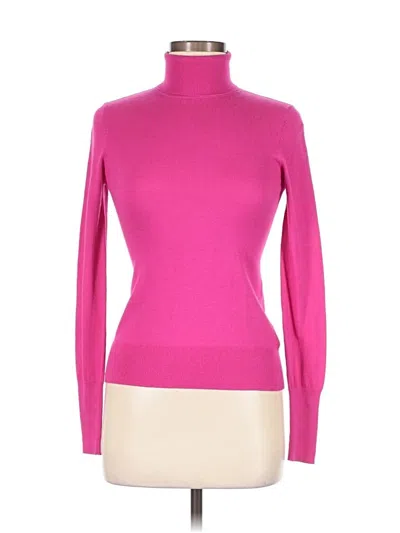 Pre-owned L'agence Turtleneck Sweater In Pink