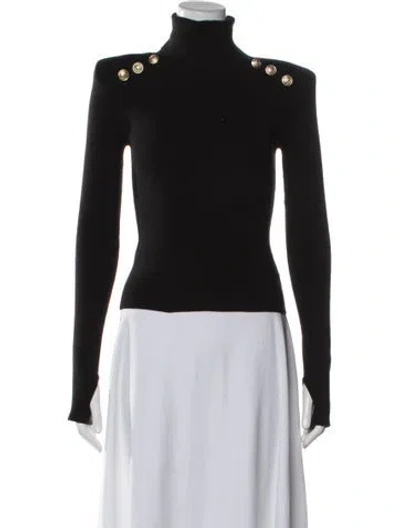Pre-owned L'agence Turtleneck Sweater W/ Tags In Black