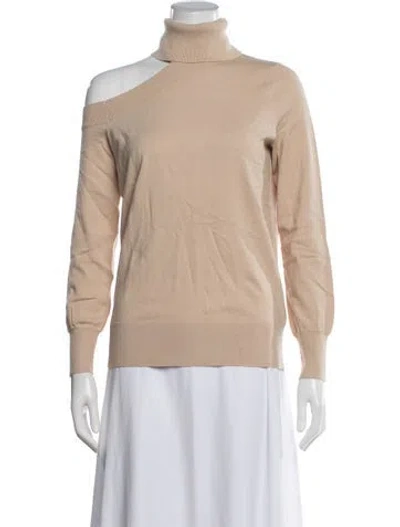 Pre-owned L'agence Turtleneck Sweater W/ Tags In Neutral