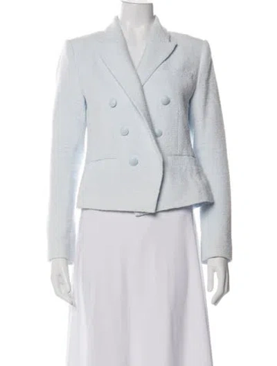 Pre-owned L'agence Tweed Pattern Blazer In Multi