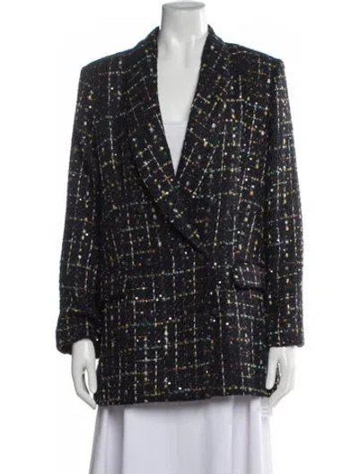 Pre-owned L'agence Tweed Pattern Blazer W/ Tags In Multi