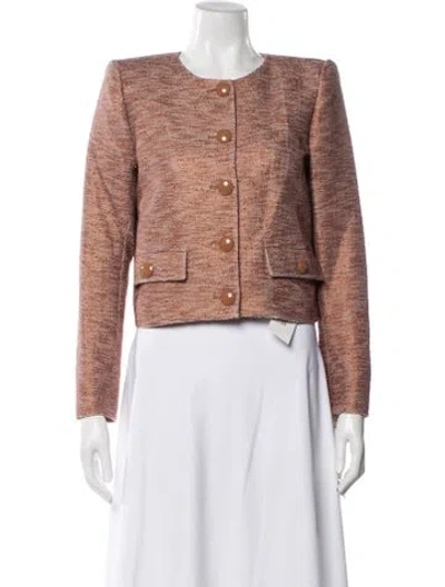 Pre-owned L'agence Tweed Pattern Blazer W/ Tags In Multi