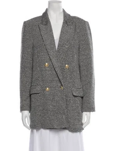 Pre-owned L'agence Tweed Pattern Blazer W/ Tags In Multicolor