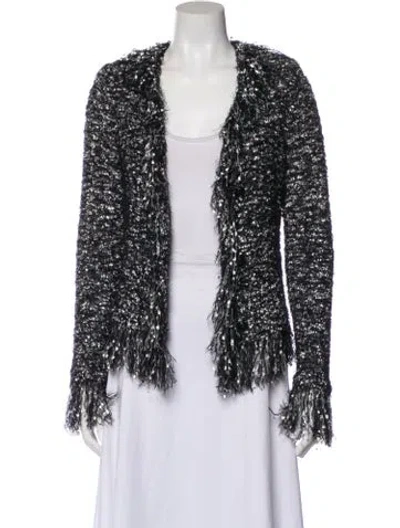 Pre-owned L'agence Tweed Pattern Evening Jacket W/ Tags In Multi