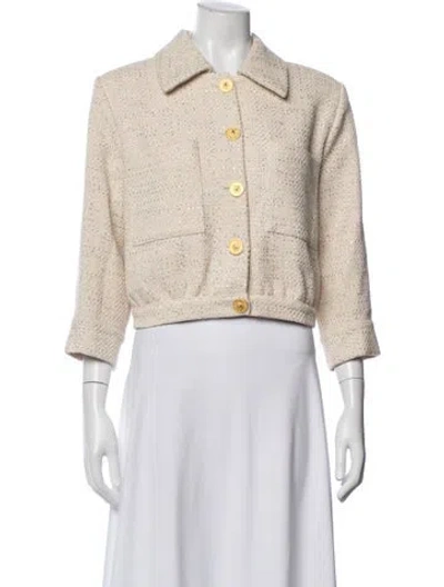 Pre-owned L'agence Tweed Pattern Jacket W/ Tags