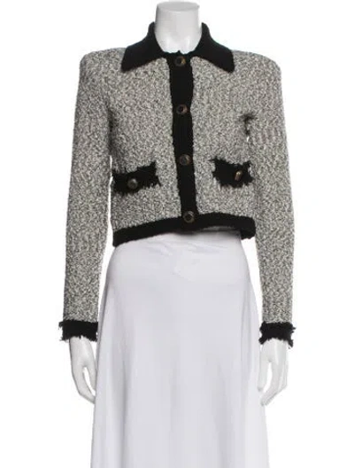 Pre-owned L'agence Tweed Pattern Jacket W/ Tags In Multi