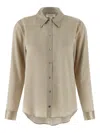 L'agence Tyler Shirt In Gold