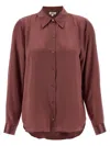 L'agence Tyler Shirt In Brown