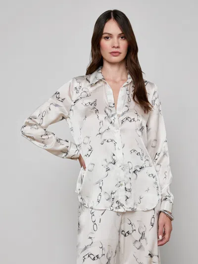 L'AGENCE TYLER SILK BLOUSE