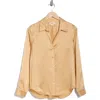L'agence Tyler Silk Blouse In Brown