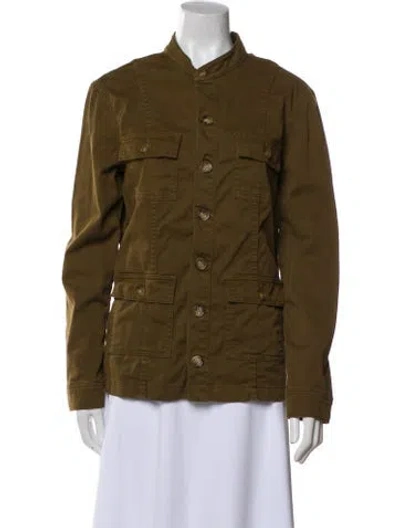 Pre-owned L'agence Utility Jacket In Green
