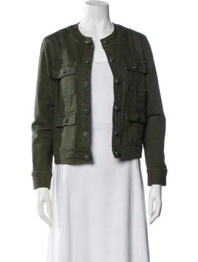 Pre-owned L'agence Utility Jacket In Green