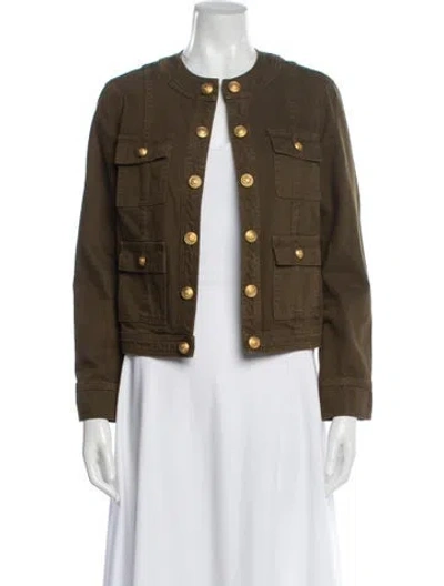 Pre-owned L'agence Utility Jacket In Green
