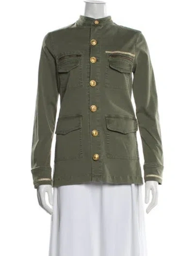 Pre-owned L'agence Utility Jacket In Green
