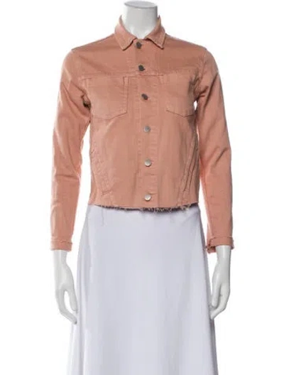 Pre-owned L'agence Utility Jacket In Pink