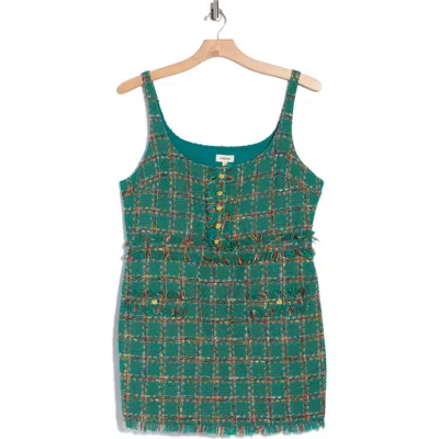 L'agence Valli Sleeveless Tweed Minidress In Multi