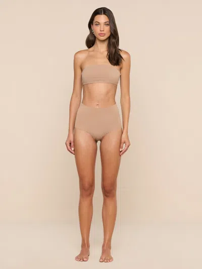 L'agence Velle Knit Panty In Brown