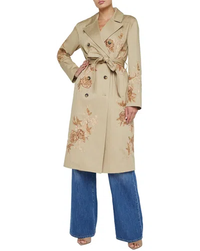 L'agence Lagence Venus Trench Coat In Multi