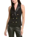 L'agence Vesper Tux Vest In Black