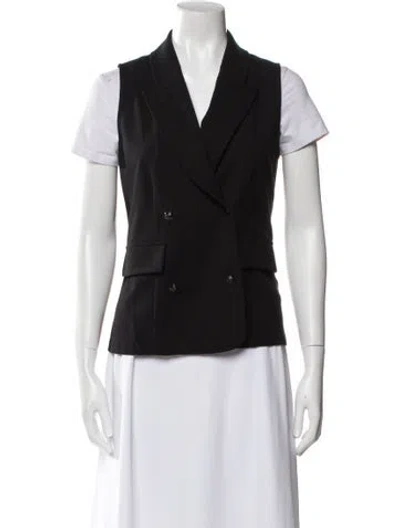 Pre-owned L'agence Vest In Black