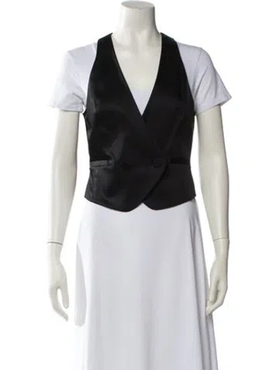 Pre-owned L'agence Vest In Black